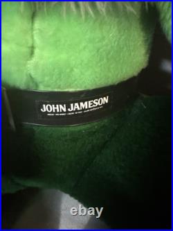 Vintage 1965 Large Leprechaun Beer Store Display Plush Doll Jameson Rare