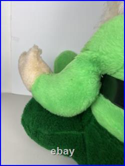 Vintage 1965 Large Leprechaun Beer Store Display Plush Doll Jameson Rare