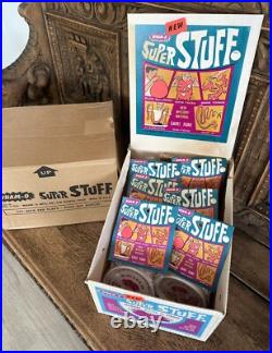 Vintage 1967 Rare In Box Store Display Wham-o Super Stuff With 6 Packages