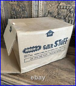 Vintage 1967 Rare In Box Store Display Wham-o Super Stuff With 6 Packages