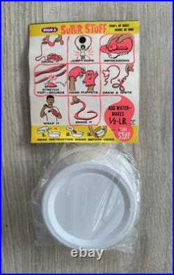 Vintage 1967 Rare In Box Store Display Wham-o Super Stuff With 6 Packages