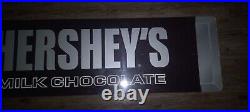 Vintage 1970's Hershey Chocolate Store Display Candy Sign Pennsylvania Rare Find