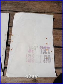 Vintage 1970s NOS Tattooz Store Display Set of (40) Packs (160 Tattoos) RARE