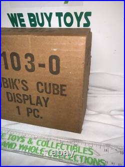 Vintage 1980 RUBIKS CUBE Ideal Store Display IN SHIPPER Rare WOW L@@K