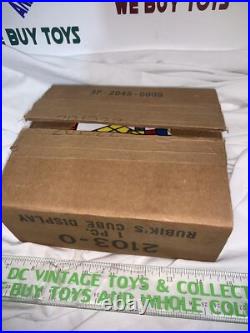 Vintage 1980 RUBIKS CUBE Ideal Store Display IN SHIPPER Rare WOW L@@K