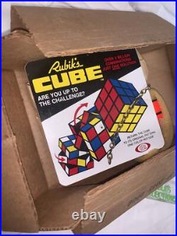Vintage 1980 RUBIKS CUBE Ideal Store Display IN SHIPPER Rare WOW L@@K