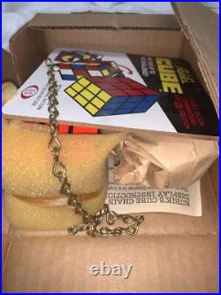 Vintage 1980 RUBIKS CUBE Ideal Store Display IN SHIPPER Rare WOW L@@K