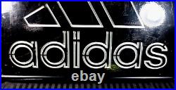 Vintage 1980's ADIDAS GAS TUBE SIGN LARGE 25 X 19 Store Display Rare