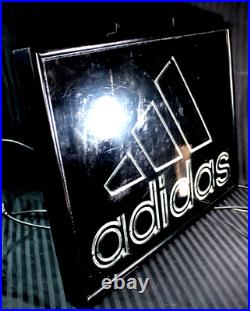 Vintage 1980's ADIDAS GAS TUBE SIGN LARGE 25 X 19 Store Display Rare