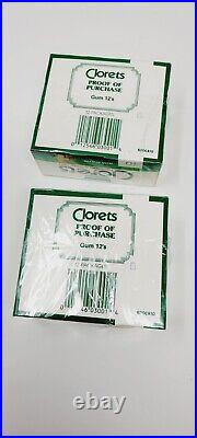 Vintage 1980s Clorets Mints & Gum + Store Display Rack Sealed New Old Stock Rare