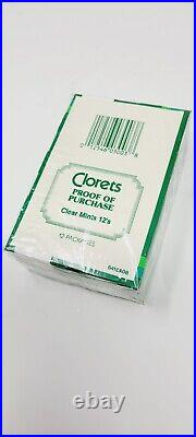 Vintage 1980s Clorets Mints & Gum + Store Display Rack Sealed New Old Stock Rare