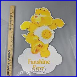 Vintage 1982 Care Bears Retail Hanging Store Display Promo FULL SET 2 Sided RARE