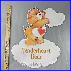 Vintage 1982 Care Bears Retail Hanging Store Display Promo FULL SET 2 Sided RARE