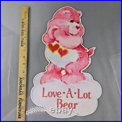 Vintage 1982 Care Bears Retail Hanging Store Display Promo FULL SET 2 Sided RARE
