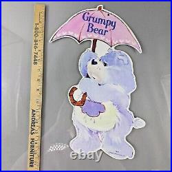 Vintage 1982 Care Bears Retail Hanging Store Display Promo FULL SET 2 Sided RARE