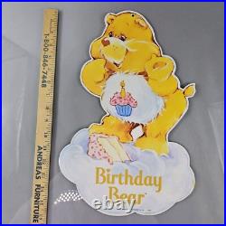Vintage 1982 Care Bears Retail Hanging Store Display Promo FULL SET 2 Sided RARE