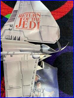 Vintage 1986 Star wars return of the Jedi video store display Rare D2