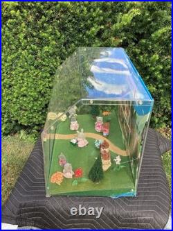 Vintage 1988 TOMY Sylvanian Families 25x15x18in Store Advertising Display RARE
