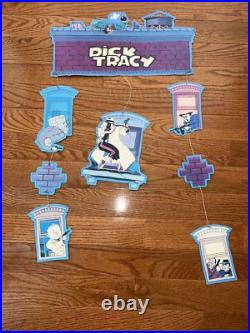Vintage 1990 Walt Disney Dick Tracy Playmates Store Display Super RARE L@@K