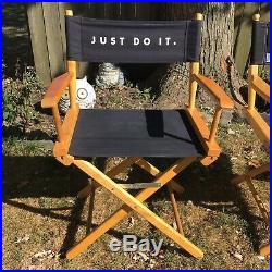 Vintage 1990s Rare Nike Director Chairs Store Display Just Do It Advertising