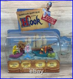 Vintage 1991 McDonald's Hook Happy Meal Toy Store Display Rare Disney Original