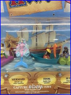 Vintage 1991 McDonald's Hook Happy Meal Toy Store Display Rare Disney Original