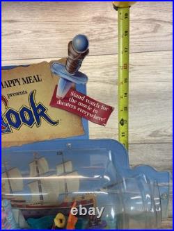 Vintage 1991 McDonald's Hook Happy Meal Toy Store Display Rare Disney Original