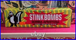 Vintage 1992 Franco Stink Bombs Store Display NOS 9 Packs Made In Germany Rare