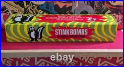 Vintage 1992 Franco Stink Bombs Store Display NOS 9 Packs Made In Germany Rare