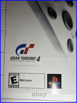 Vintage 2004 Gran Turismo 4 PlayStation Game Store Display Rare 28x22