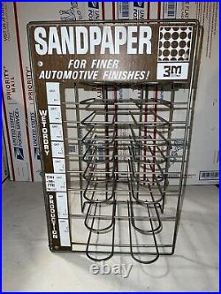 Vintage 3m Minnesota Mining & Mfg Sandpaper Advertising Store Display Rare Item