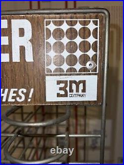 Vintage 3m Minnesota Mining & Mfg Sandpaper Advertising Store Display Rare Item