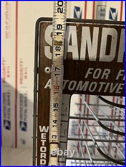 Vintage 3m Minnesota Mining & Mfg Sandpaper Advertising Store Display Rare Item