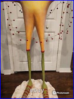 Vintage 6 Foot Tall Patience Brewster Elf Store Display Statue. Very Rare