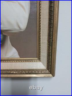 Vintage 70s 80s Colonel Sanders KFC Lobby Store Display Portrait RARE 23.5x19.5