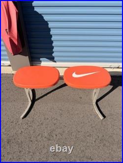 Vintage 80s 90s Nike Fitting STOOL Store Display RARE Advertising Shoes Bench