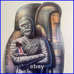 Vintage 90's Nestle Halloween Store Display Standee Todd Shorr Mummy RARE