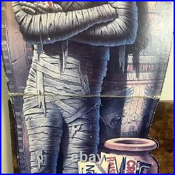 Vintage 90's Nestle Halloween Store Display Standee Todd Shorr Mummy RARE