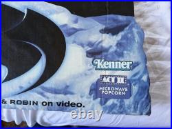 Vintage BATMAN AND ROBIN 1997 VHS Home Video Store Display Sign 22X28 Rare