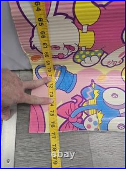 Vintage Beistle Easter 1997 Corrugated Store Wrap Display Rare HTF 17x76 in