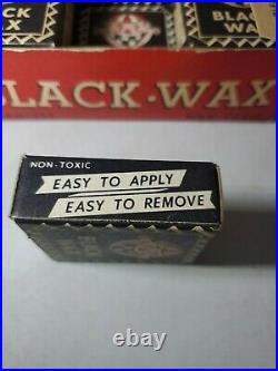 Vintage Black Wax Teeth By Thomas C. Dunham Inc. Store Display 12 Boxes RARE