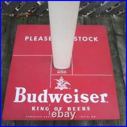 Vintage Budweiser Point of Sale Store Display Sign Extremely Rare