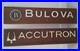 Vintage Bulova Accutron Sales And Service Store Display Signs. Rare
