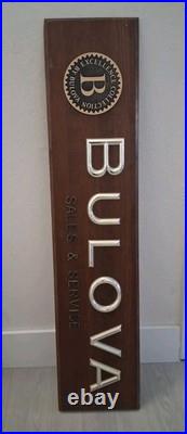 Vintage Bulova Accutron Sales And Service Store Display Signs. Rare