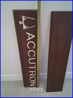 Vintage Bulova Accutron Sales And Service Store Display Signs. Rare