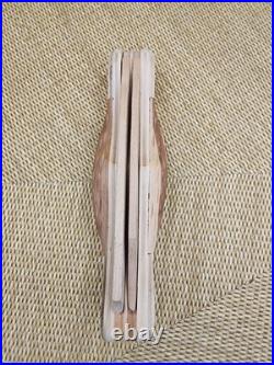 Vintage CASE Wooden Pocket Knife Store Display Folding Unique Rare Collectible