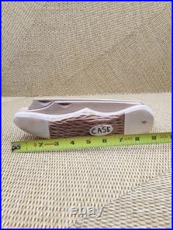 Vintage CASE Wooden Pocket Knife Store Display Folding Unique Rare Collectible