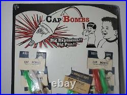 Vintage Cap Bombs Store Display Full Set Made in Hong Kong RARE