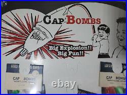 Vintage Cap Bombs Store Display Full Set Made in Hong Kong RARE