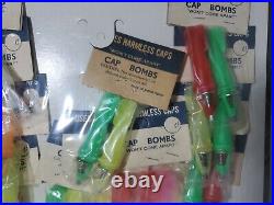 Vintage Cap Bombs Store Display Full Set Made in Hong Kong RARE